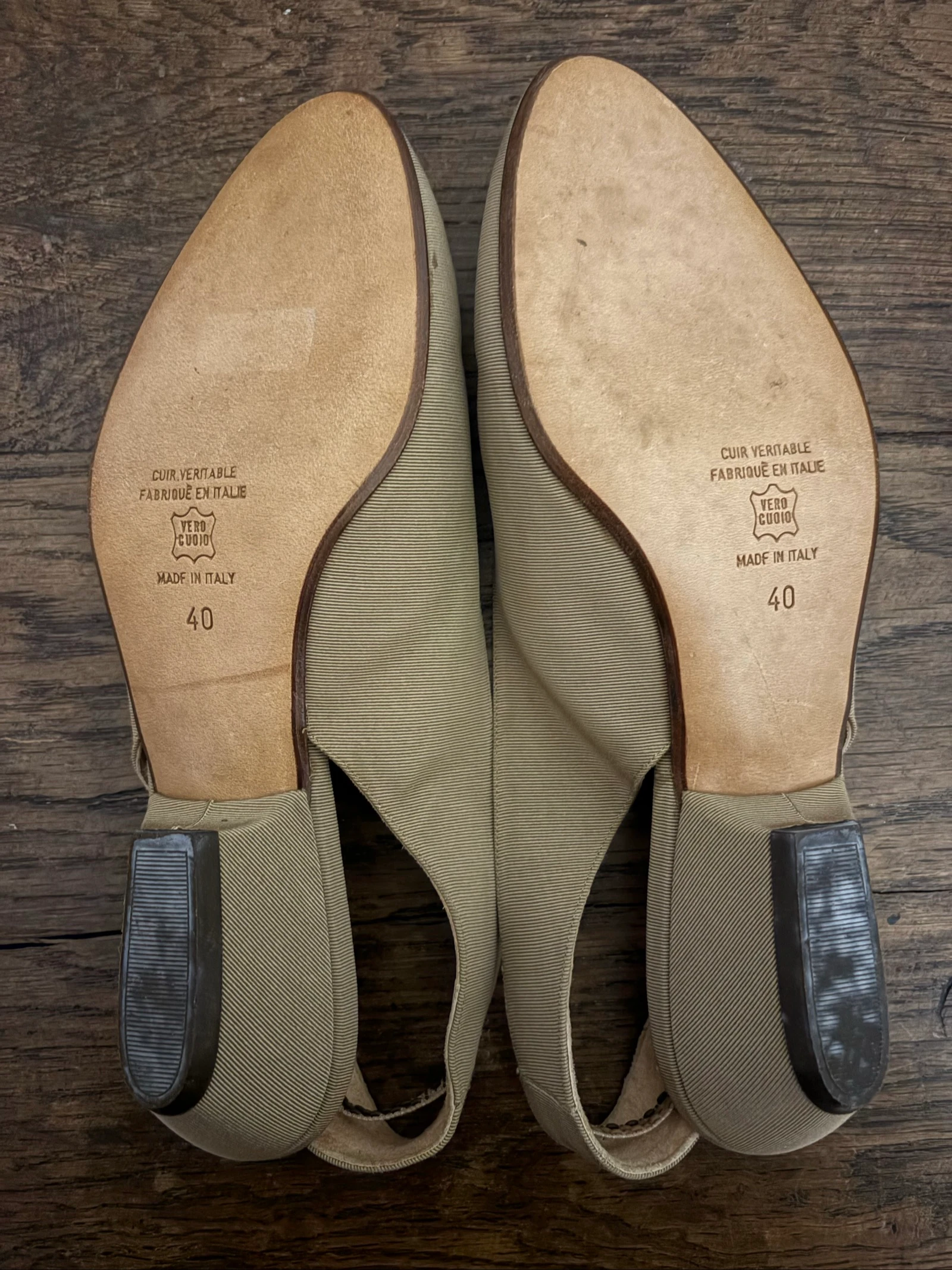 Bailarinas de lona y cuero – photo 3
